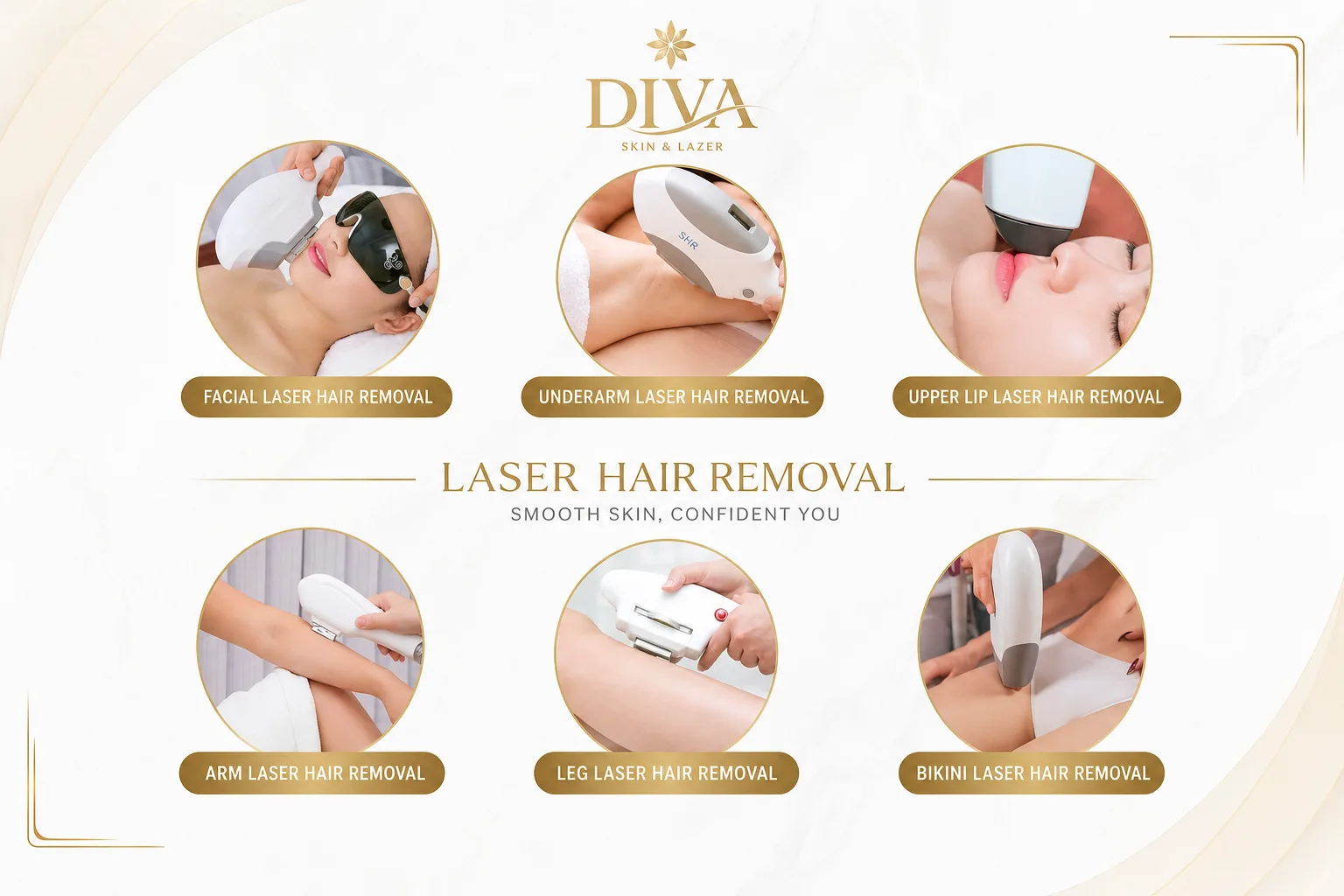 Laser Hair Removal at DIVA Skin Clinic Poipet